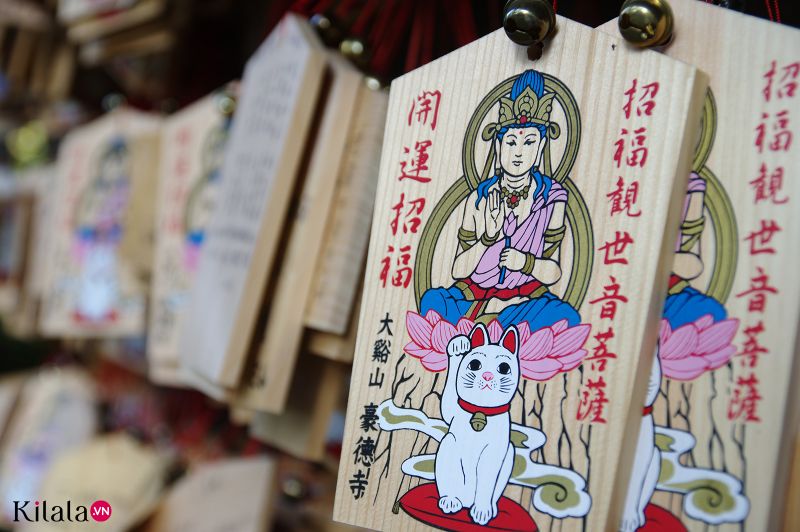 chùa mèo chiêu tài Gotokuji